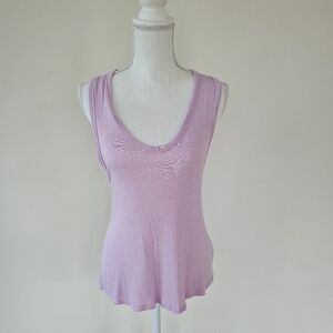 We The Free Pink Scoop Neck Tank Top Small